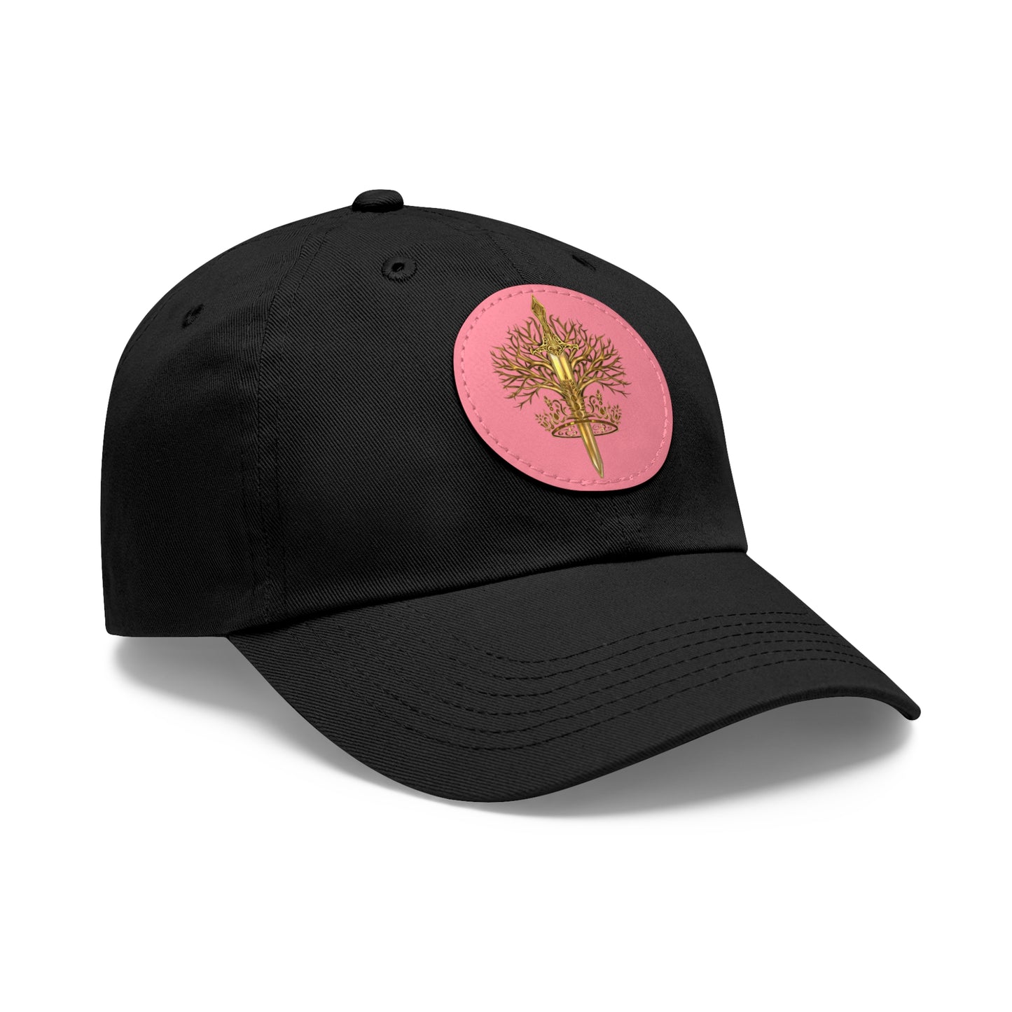 ElBin Logo Hat with Leather Patch (Round)