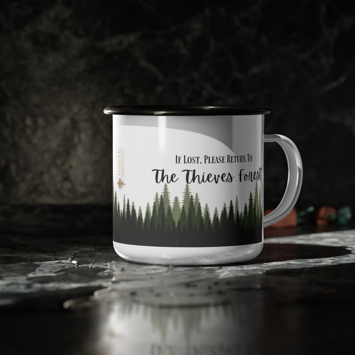 Thieves Forest Enamel Camp Mug