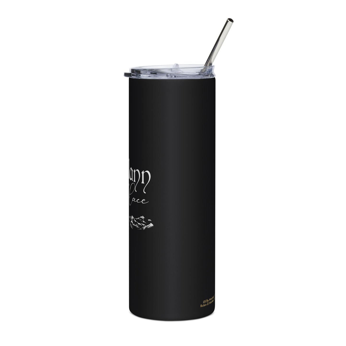 Lochlann is my Happy Place 20oz Stainless Steel Tumbler – Slim Insulated Travel Cup
